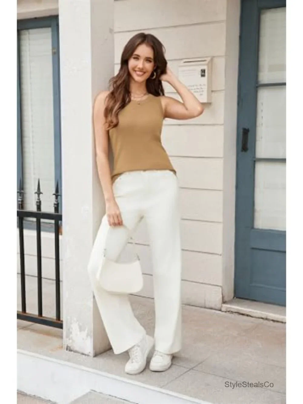 Sleeveless Sweater Vest Lightweight Knit Non See Through Business Casual Tank - Picture 2 of 6